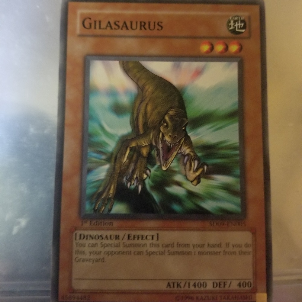 Gilasaurus yugioh card